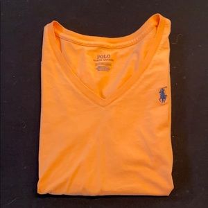 Orange polo Ralph Lauren tee
